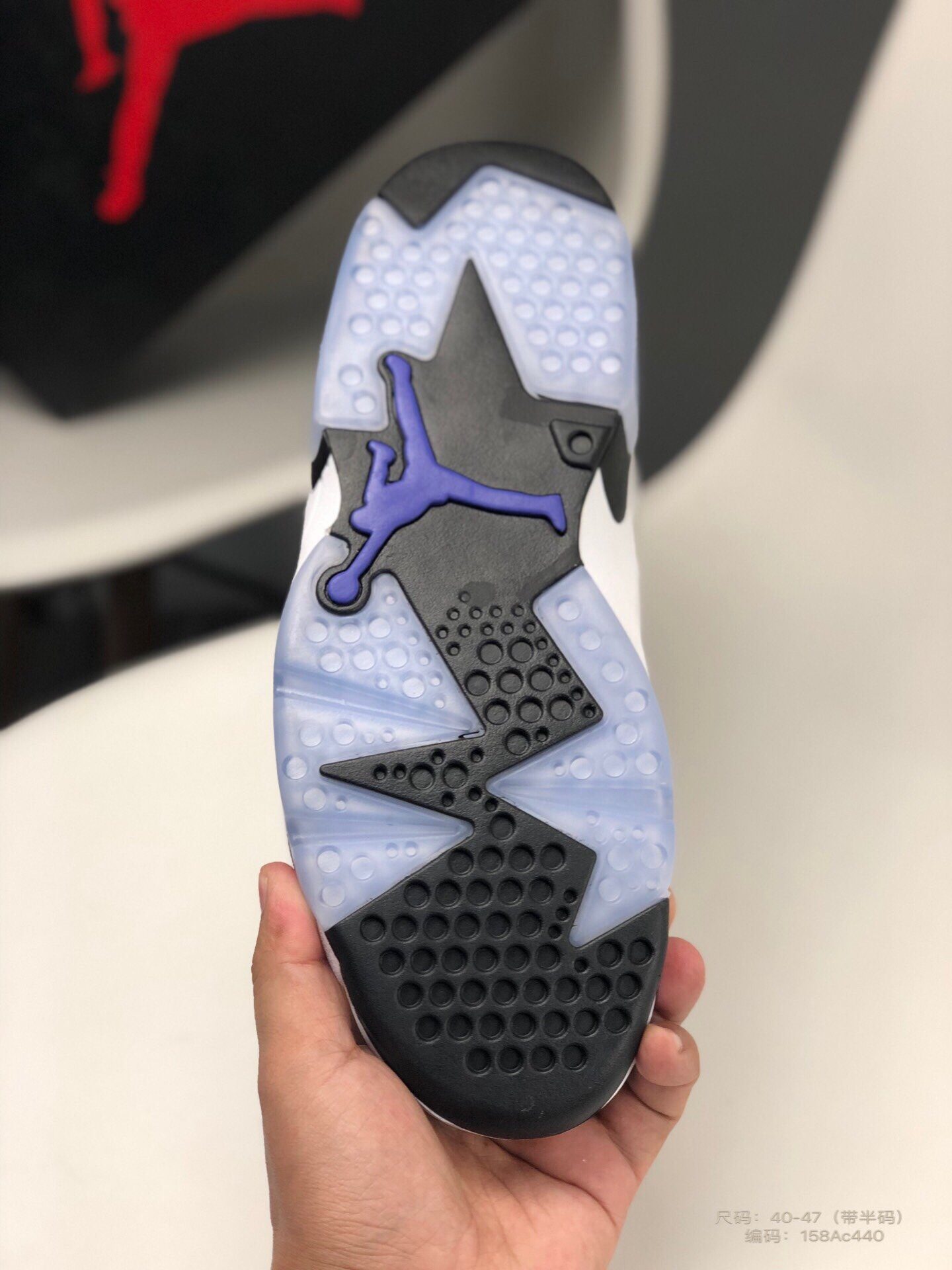 air jordan 6 原盒真标 aj6气垫蓝球鞋 莆田鞋