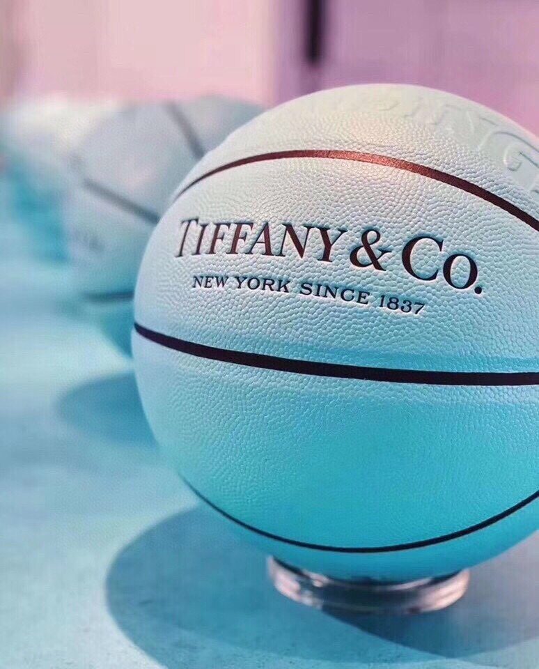 spalding 提夫尼斯伯丁联名篮球 蒂芙尼蓝