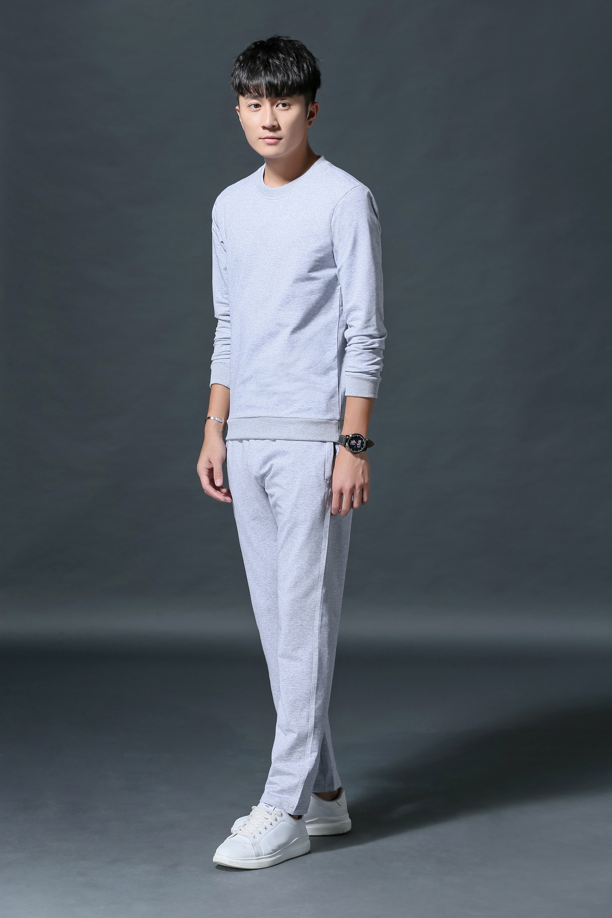 运动套装男秋季卫衣男春秋款连帽男士休闲装套装男装秋装外套春秋