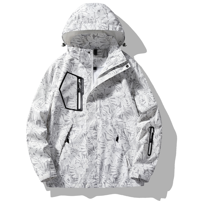 2022年单层外套夹克男女春秋防风防水运动登山迷彩冲锋衣