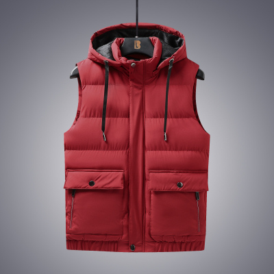 羽绒棉马甲男秋冬季韩版潮流帅气坎肩大码加厚保暖背心马夹男外套