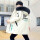YB-W66模特  冬季加绒加厚中长款夹克男兔毛派克服男棉衣 