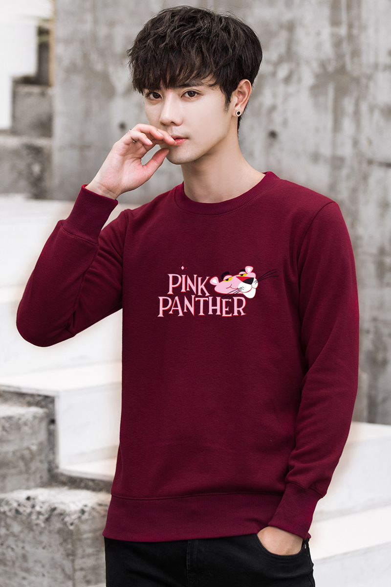 卫衣男修身韩版潮流长袖上衣服卫衣冬季加绒圆领男外套