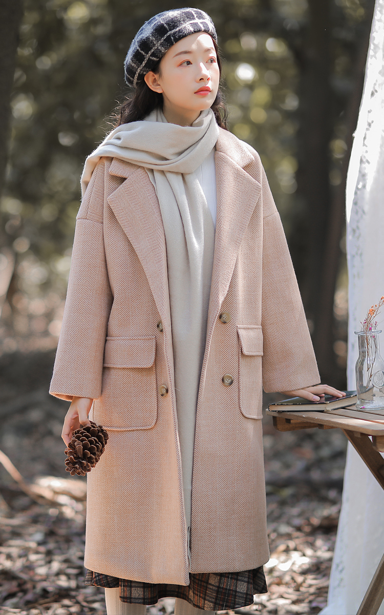 定价不低于189 有视频 西装领温柔清新外套