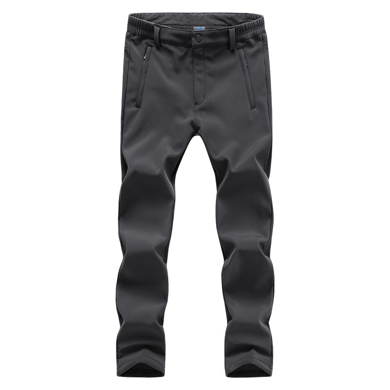 定制logo运动休闲时尚男士纯色透气冲锋裤青年户外保暖冲锋裤