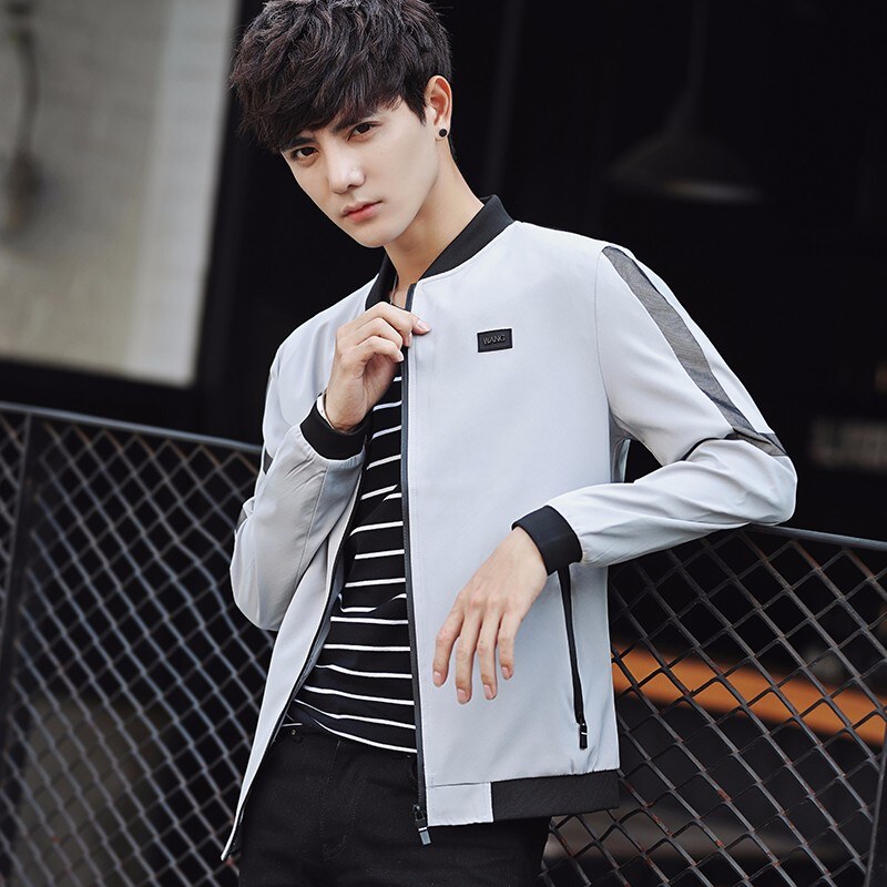 男士外套春秋2018新款潮流修身帅气百搭青年时尚休闲韩版男装