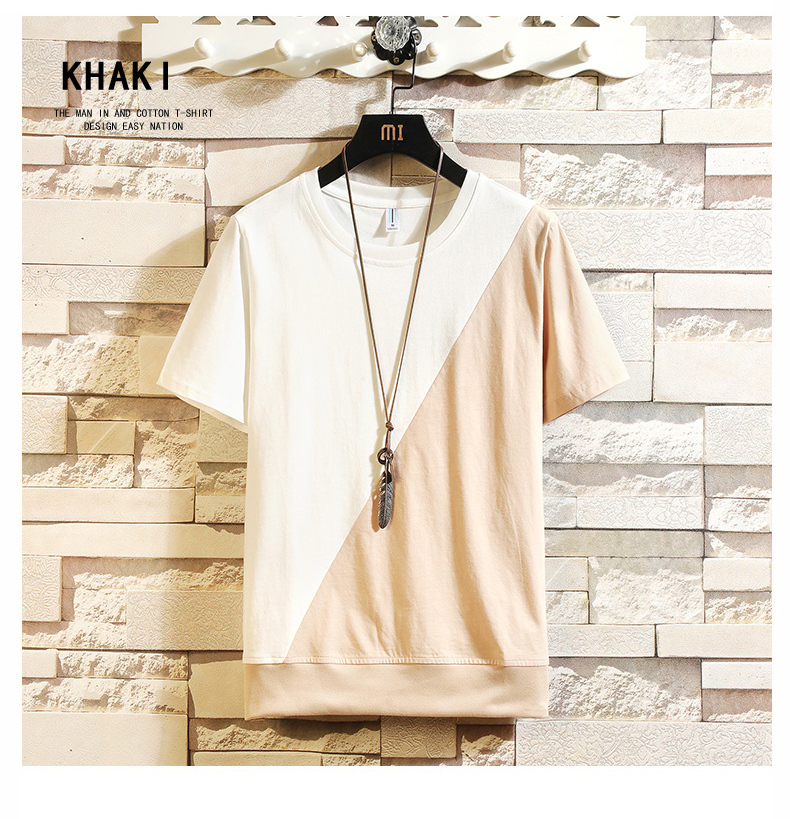 try先生-2010 夏季新款潮流简约罗纹收口摆短袖圆领t恤