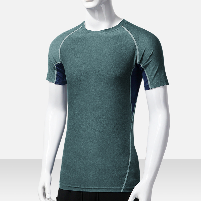 克莱欧蒂户外速干衣夏季速干衣t恤运动快干吸汗弹力衣服男短袖
