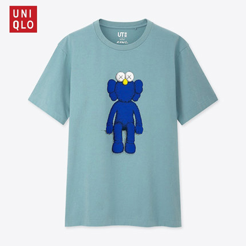 uniqlo优衣库x kaws联名印花短袖tee潮牌男士t恤