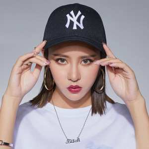 韩国mlb棒球帽经典明星同款洋基队男女情侣鸭舌帽ny遮阳帽