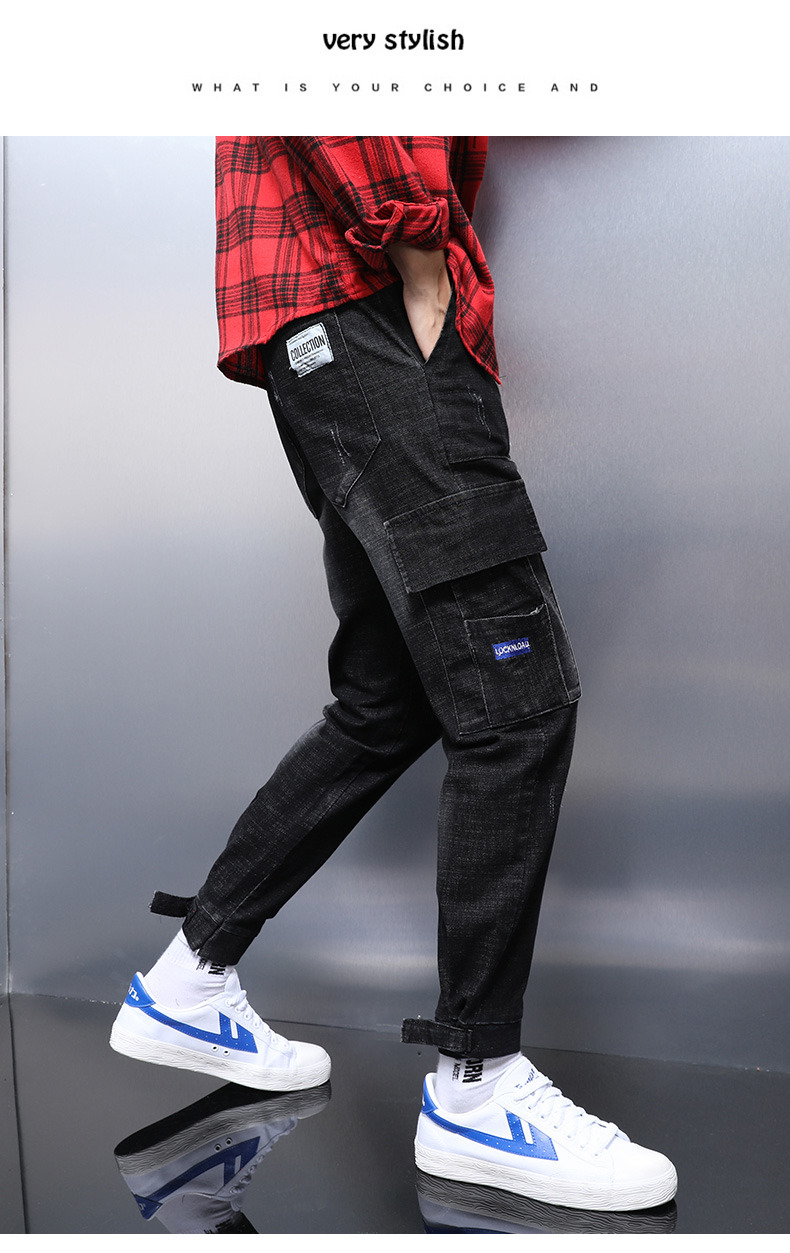 2019时尚休闲工装牛仔裤m-2xl码 221款 室内2