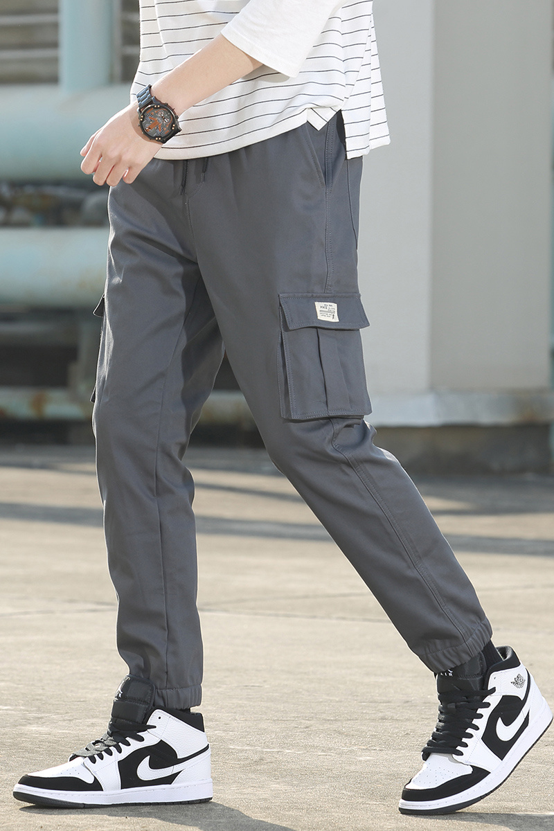 潮牌男士直筒工装裤