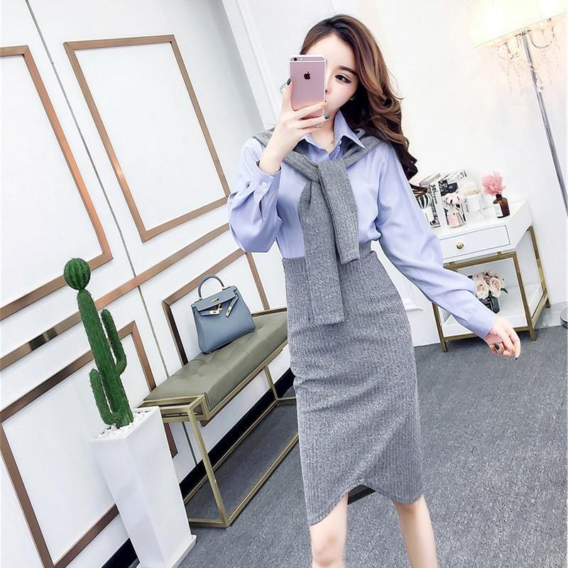 初秋网红套装女抖音同款衣服超仙两件套装女装2019新款气质女