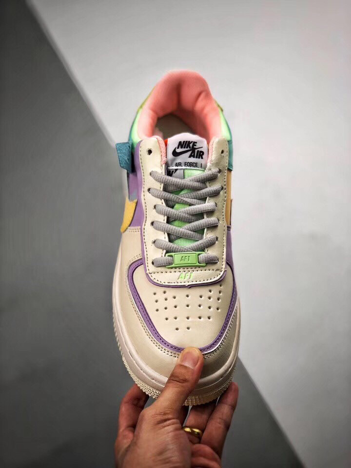 air force 1 拼接马卡龙 空军一号板鞋女 莆田鞋