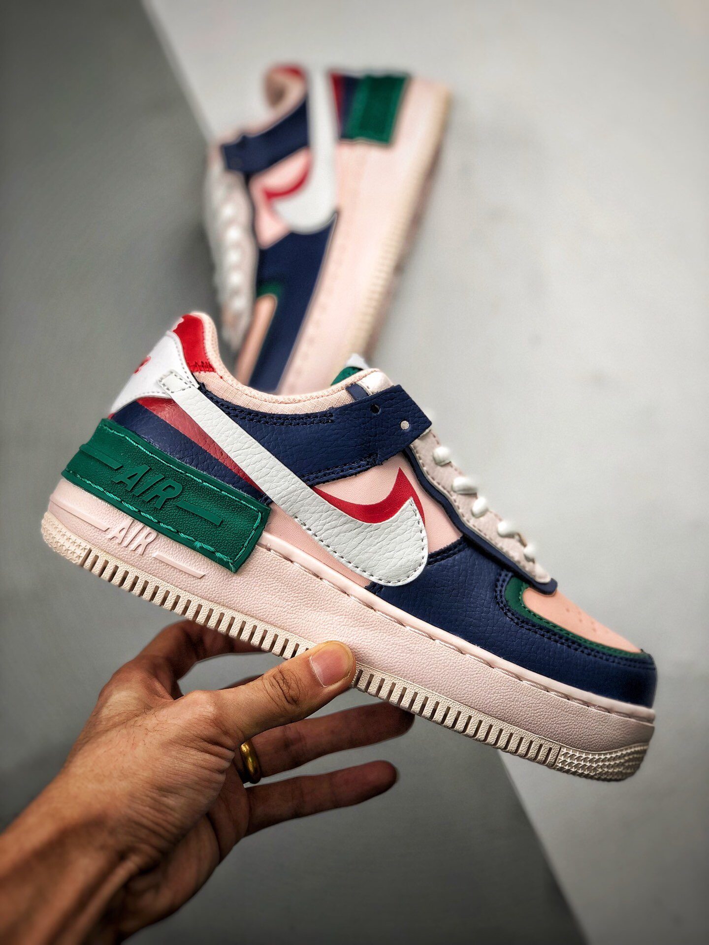 air force 1 拼接马卡龙 空军一号板鞋女 莆田鞋