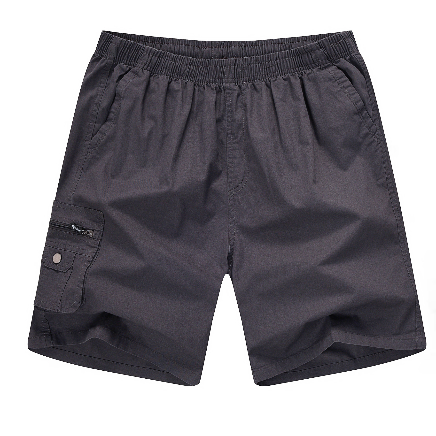 中年夏季中年五分裤男短裤休闲大码纯棉沙滩中裤5508