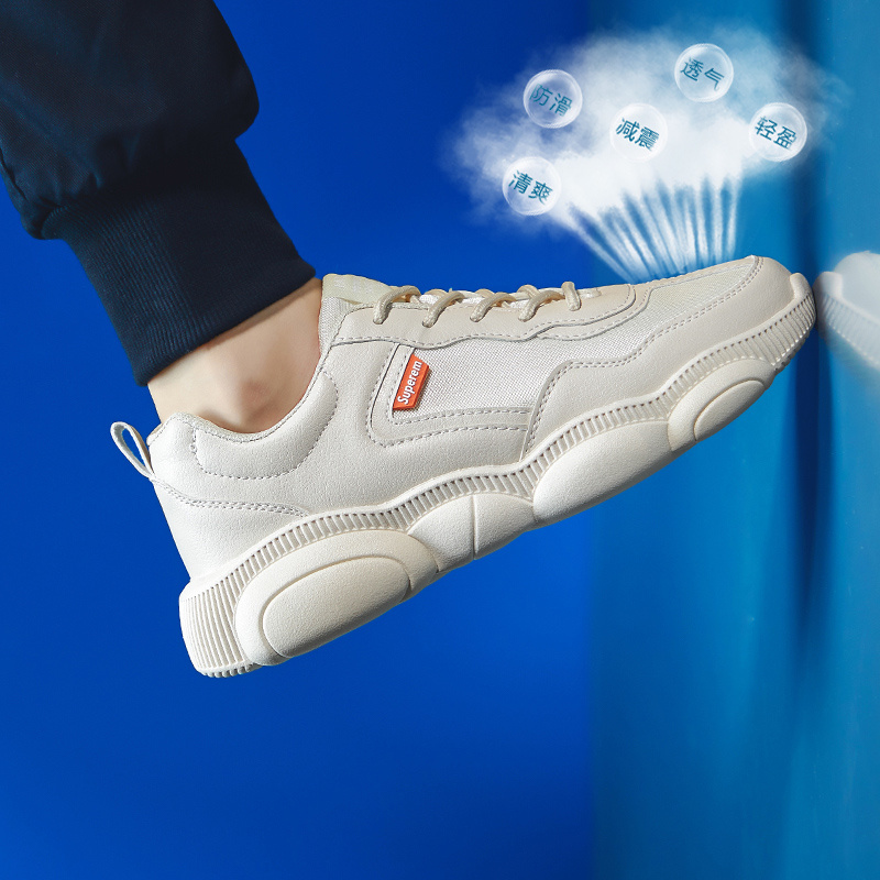 古驰鞋面小熊底透气网面运动鞋板鞋 跨境京东