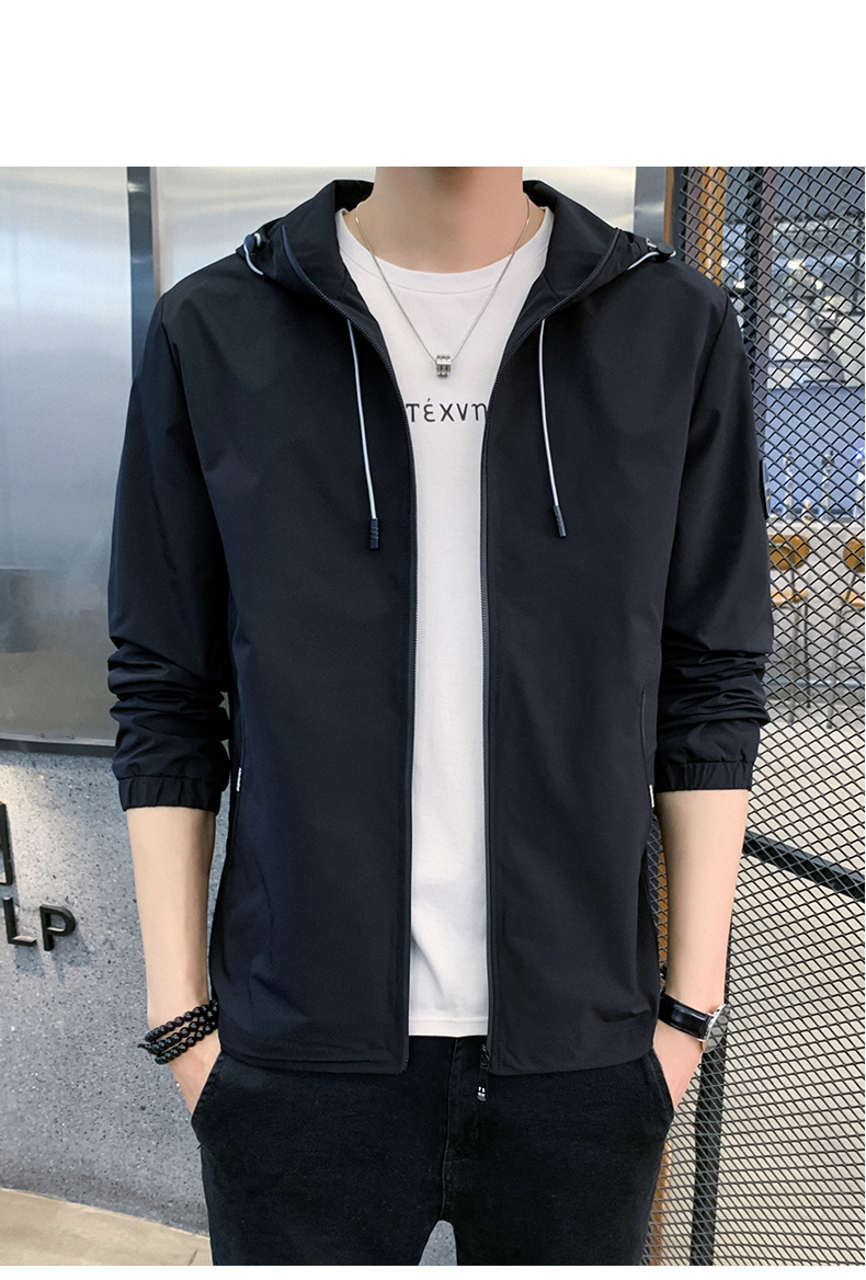 2020春季新款青年男士韩版时尚修身百搭休闲夹克外套