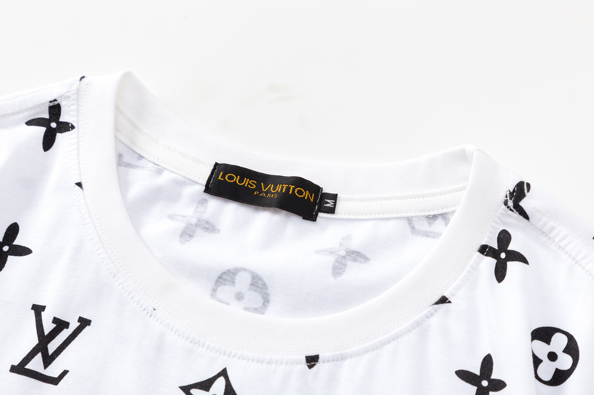 lv满印短袖纯棉奢潮短袖t恤男女百搭