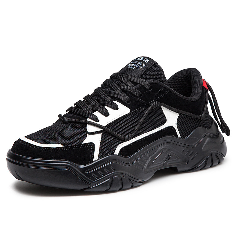 春季新款高帮男鞋韩版潮鞋青少年学生运动鞋百搭轻便高邦休闲鞋子