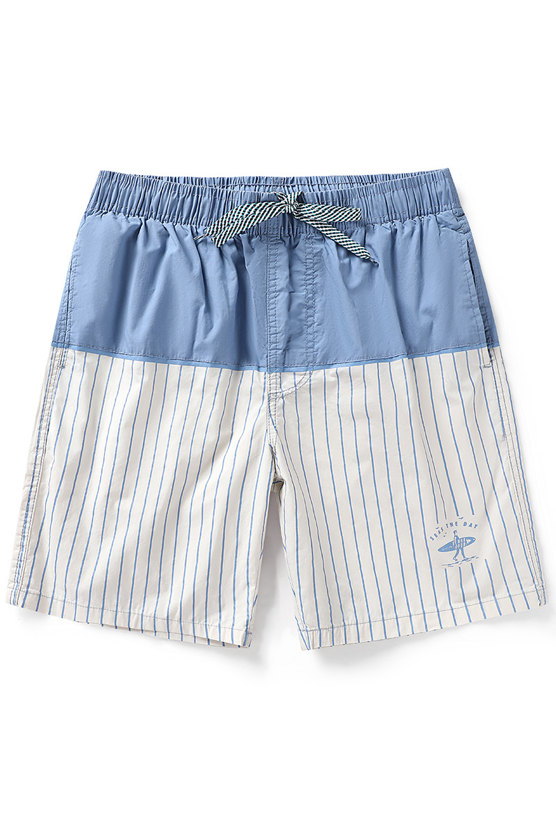 沙滩裤男宽松大码夏季花短裤纯棉五分裤夏天大裤衩海边休闲度假