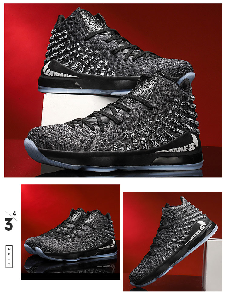 詹姆斯17代篮球鞋黑武士首发紫金王朝战靴青少年运动鞋