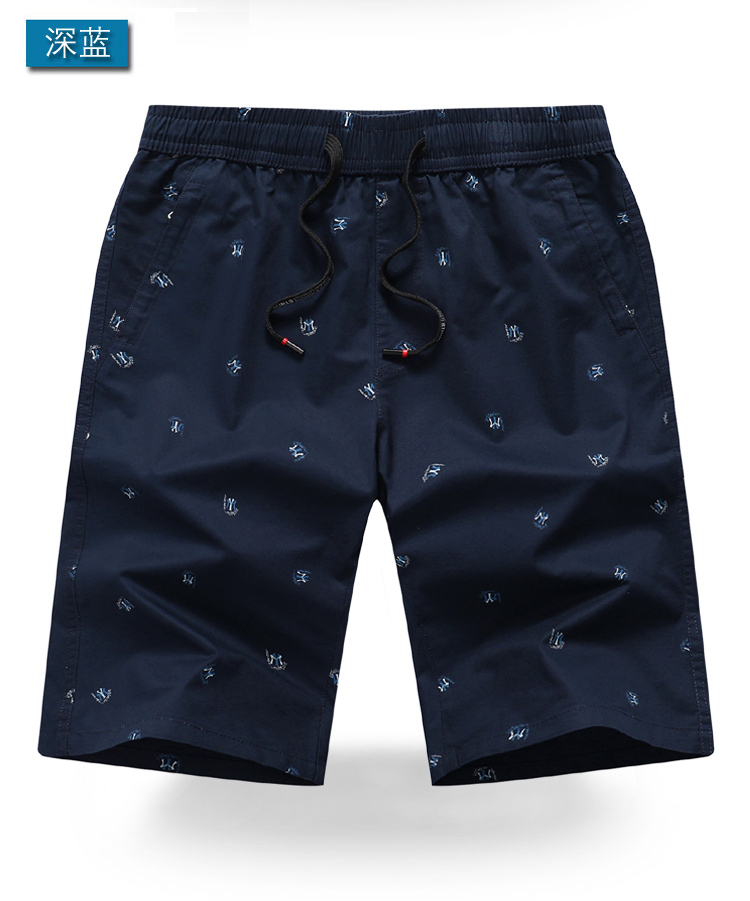 短裤大裤头男士外穿宽松夏季休闲居家纯棉大码五分沙滩5分裤衩