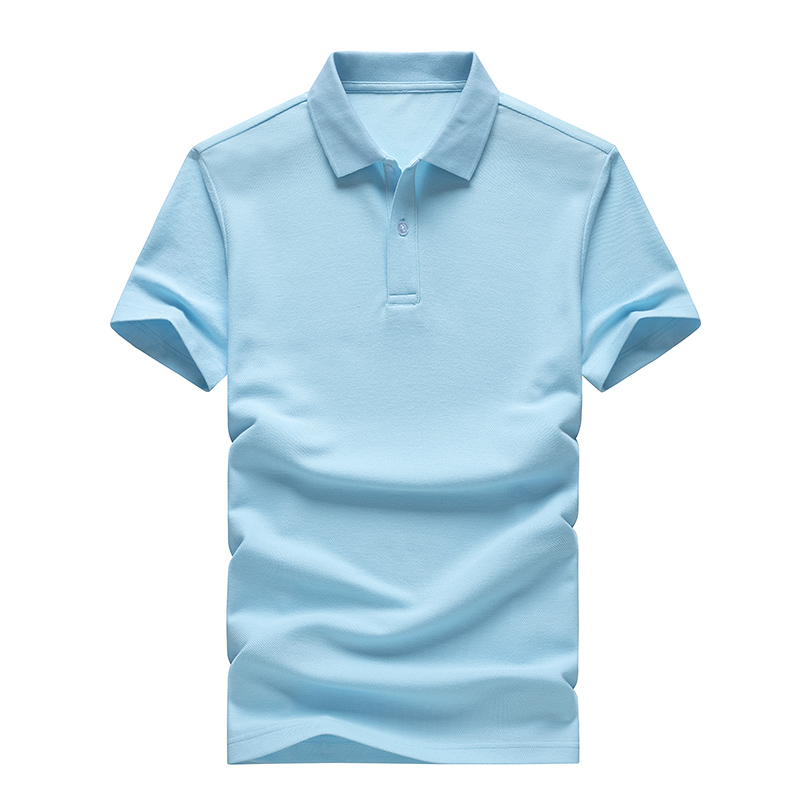 polo衫可贴牌公版男士定制logo图案商务t恤衫纯色广告服