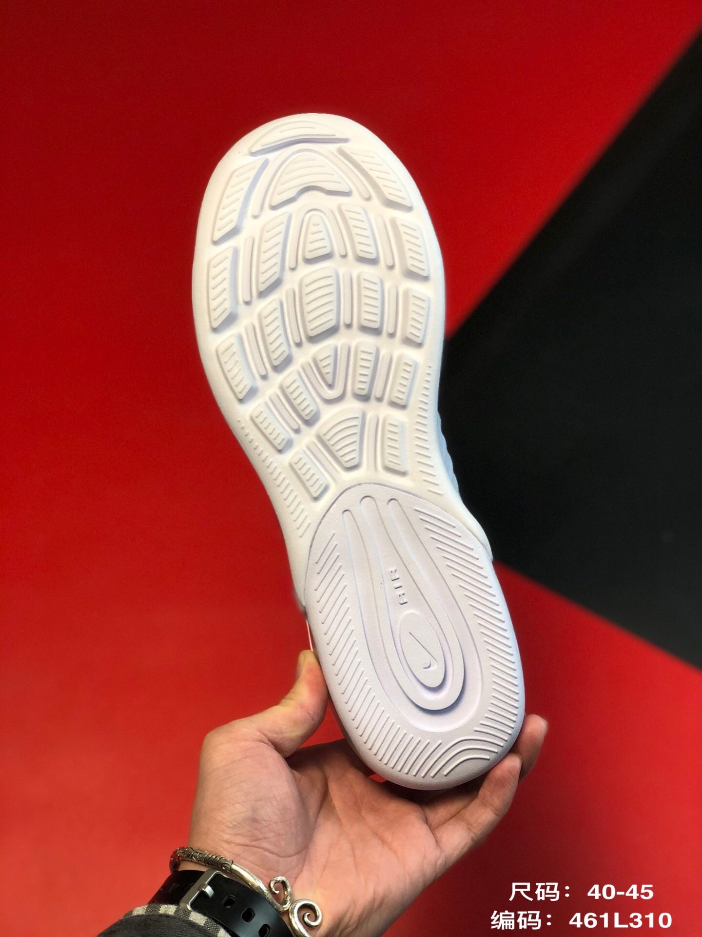 性价比版本 纳米滴塑一体材质 后置气垫缓震跑步鞋 莆田鞋