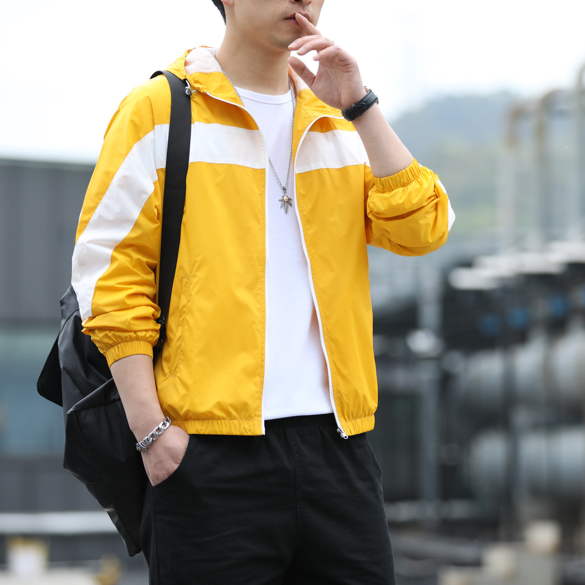 防晒衣男女夏季皮肤衣超薄透气男士防晒服轻衫外套钓鱼服运动风衣