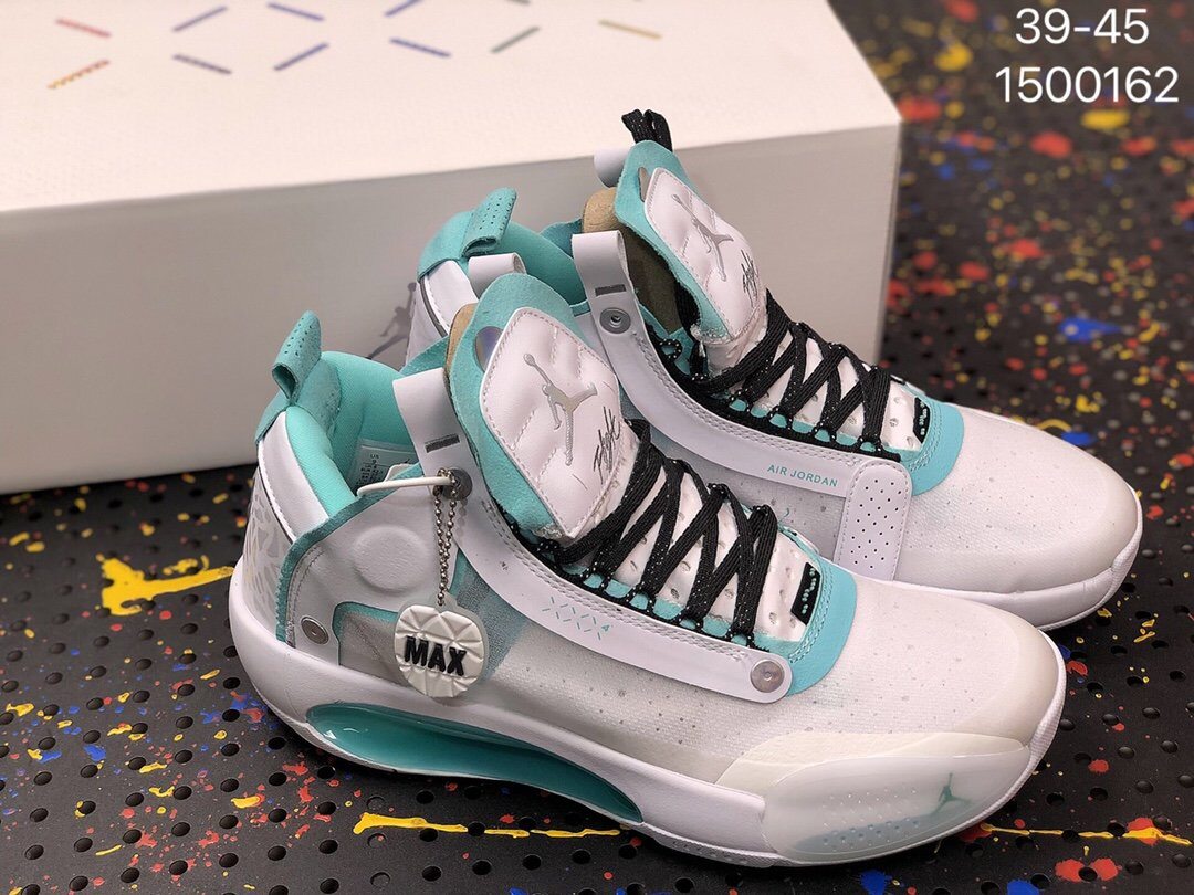 aj34乔34高帮系带网面透气轻便男鞋篮球鞋运动鞋 莆田鞋