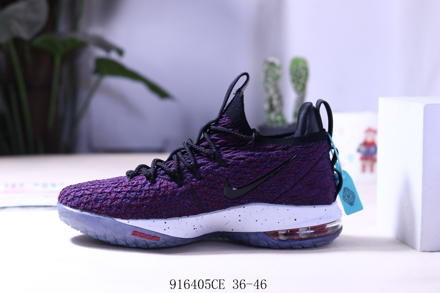 詹姆斯15代低帮气垫男女鞋编织篮球鞋 莆田鞋