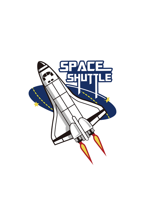 nasa宇航员星空图案衣服热转印烫画贴胶印烫画贴布柯式耐水洗