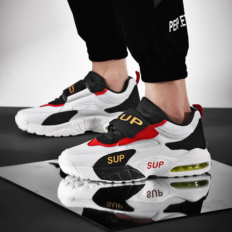 跨境夏季网布透气sup爆款气垫篮球运动鞋主推联系拼多多跑步鞋