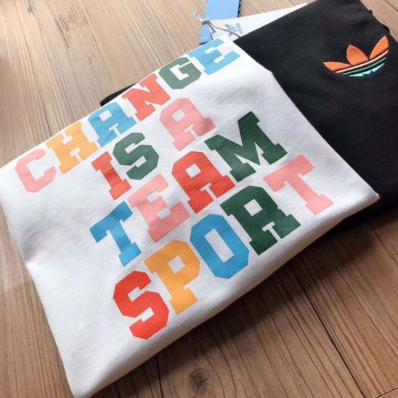 adidas阿迪达斯短袖t恤男士宽松潮牌t恤男女同款上衣