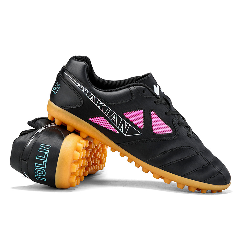 夏季热卖青少年运动鞋长钉草地足球鞋户外训练橡胶钉鞋代发跨境