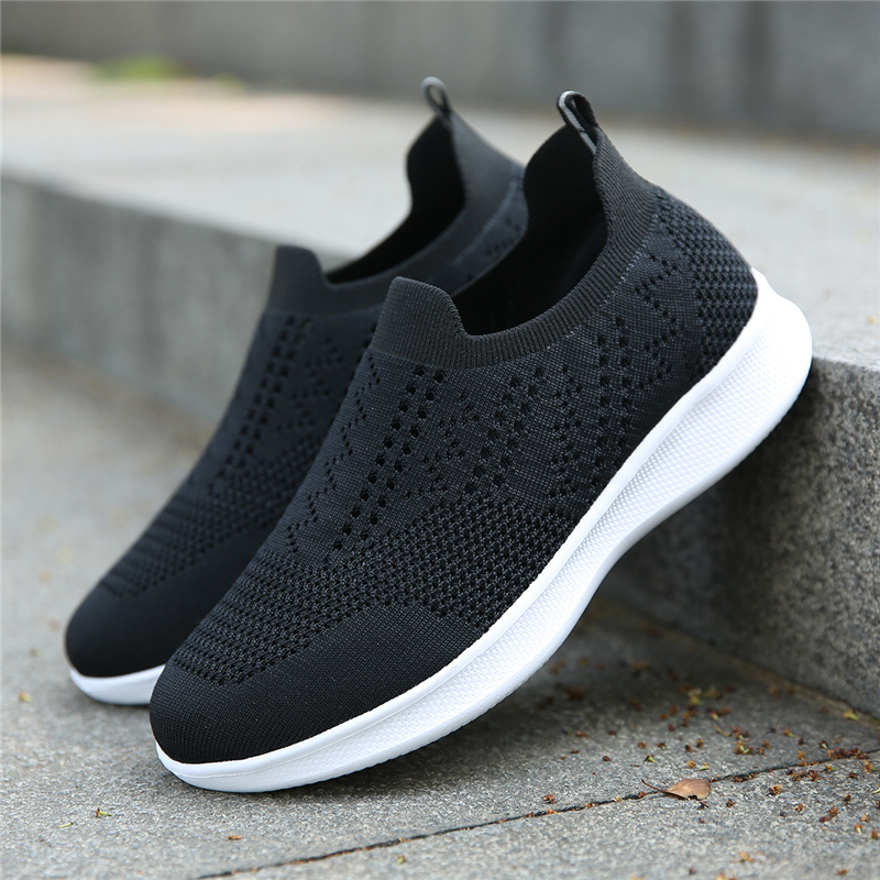 飞织透气轻便舒适健步鞋外贸爆款