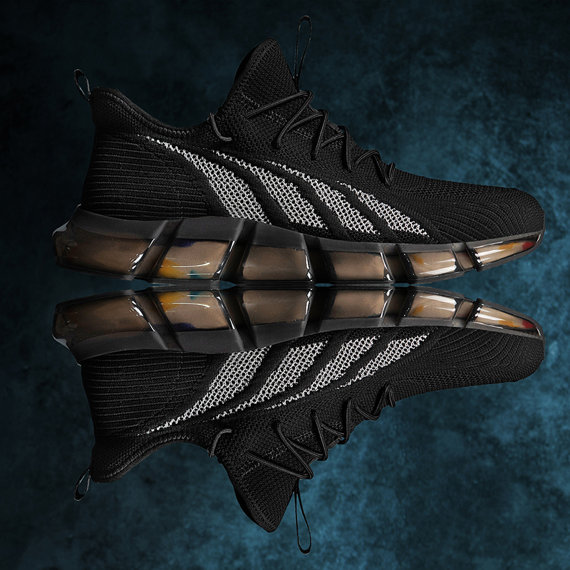 宏兴2077 爆款羽毛飞织鞋情侣鞋 35-44