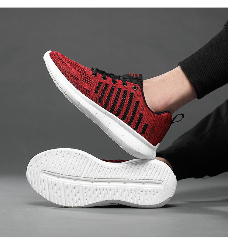 万宝龙 8707 爆款时尚飞织透气潮鞋 38-47