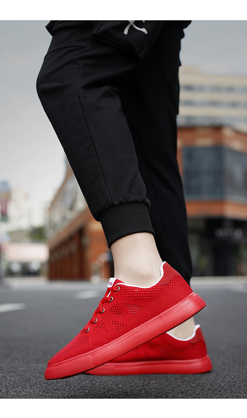 淘宝鞋庄飞织镂空网情侣款休闲鞋板鞋a017批43