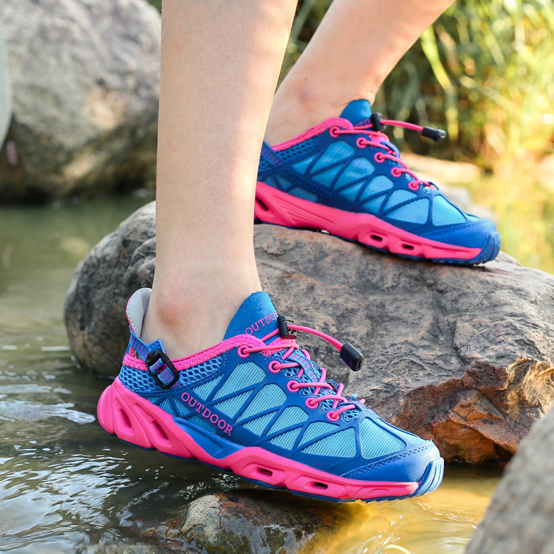 夏季速干涉水鞋女透气朔溪鞋男水陆两栖鞋夏天户外登山防滑溯溪鞋