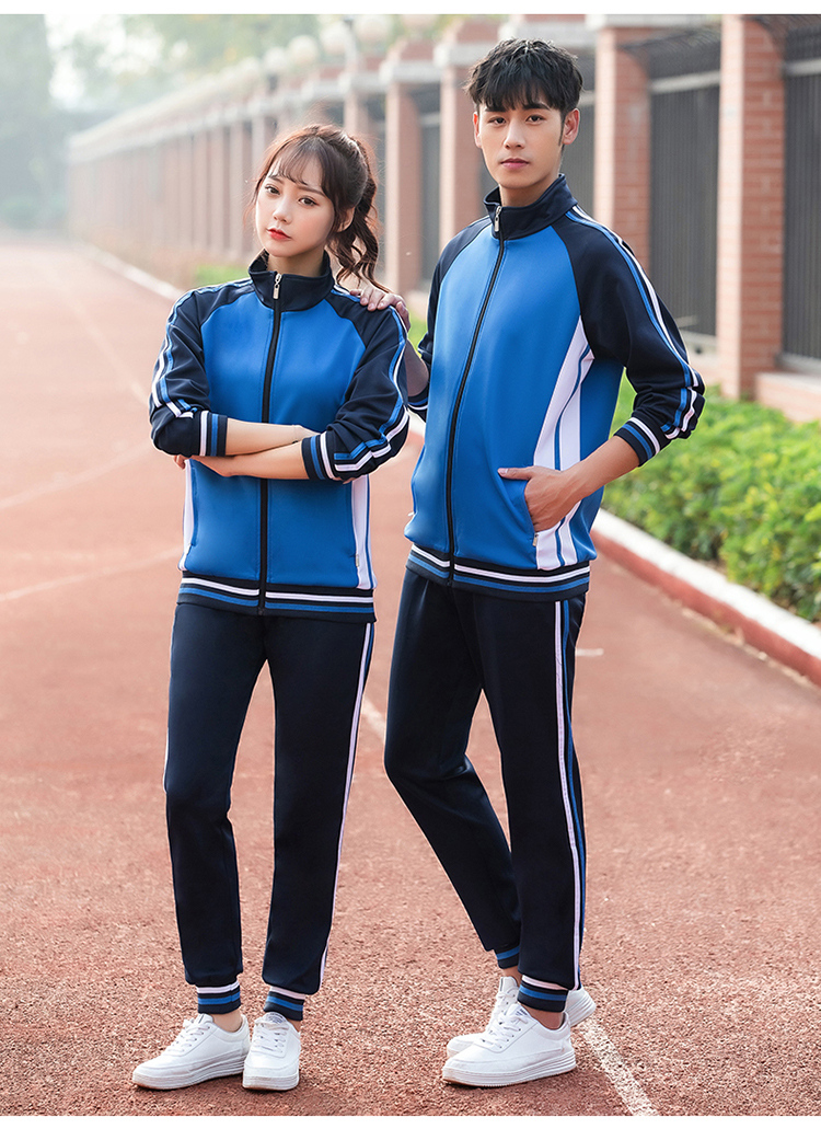 南韩丝300克校服套装高中生学院风小学生春秋休闲长运动工作服