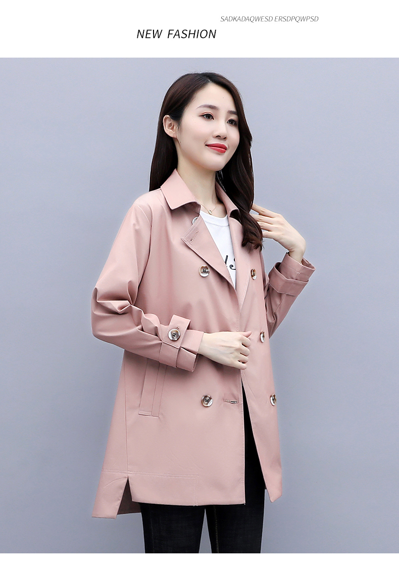 秋季中长款风衣女2020年初秋新款百搭宽松显瘦显高遮肉休闲外