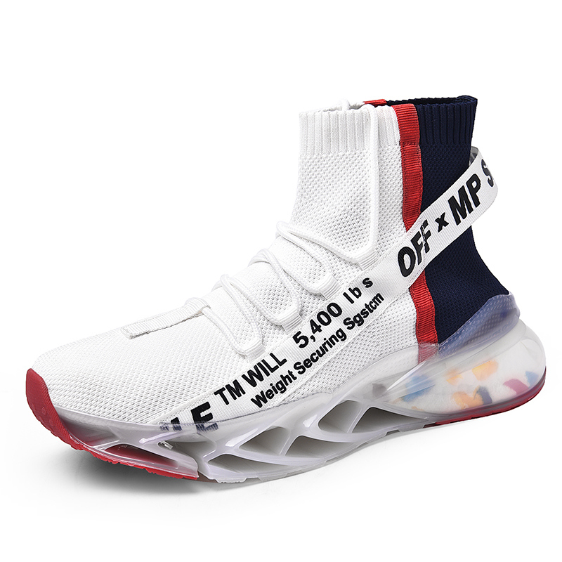 万宝龙 8609 刀锋气垫爆米花潮鞋袜子鞋 39--44