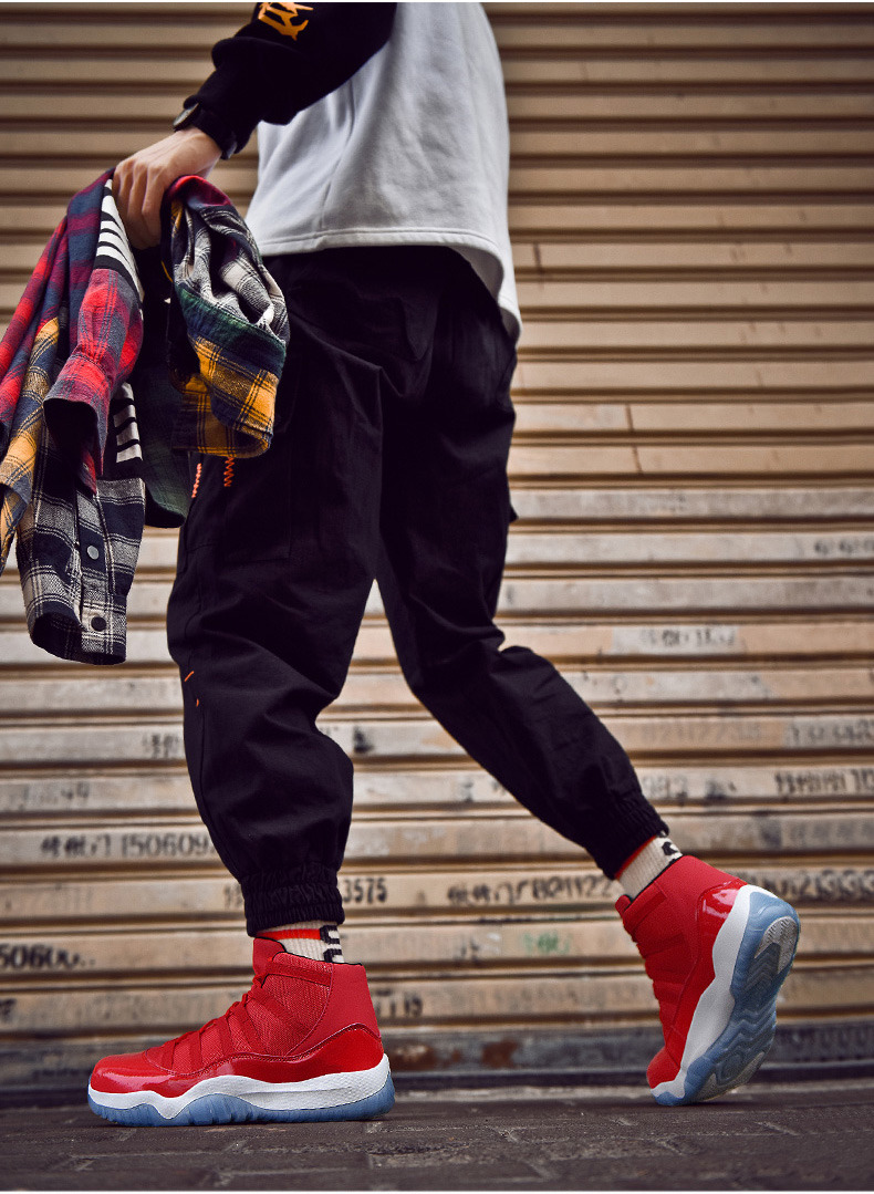 达林鞋业 aj11高帮篮球鞋复刻经典爆款大码39-46