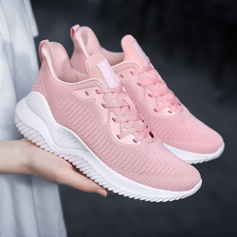 泽鑫鞋业飞织透气轻便女休闲运动鞋