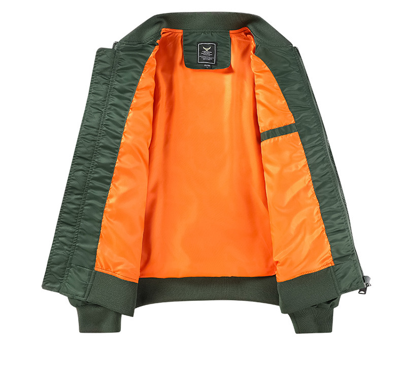 Men's Pilot Jacket Embroidered Baseball Style Spring Autumn_voghion.com