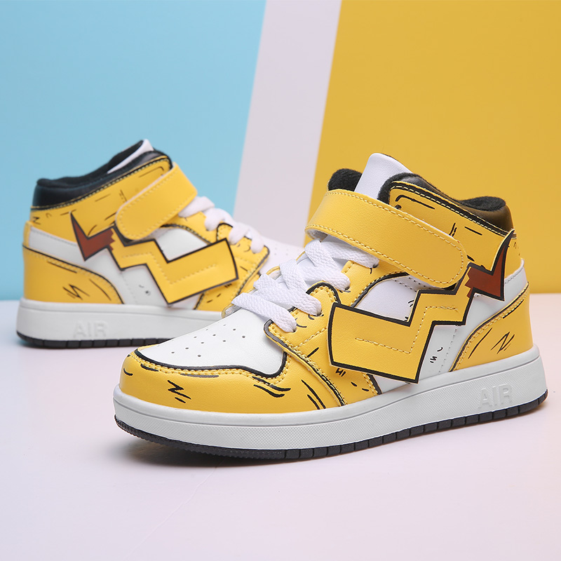 小炫龙-3033 ins新款主推aj1皮卡丘动漫联名高帮板鞋