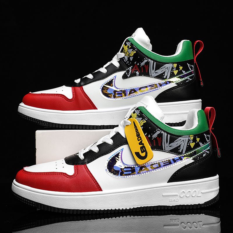 新款aj涂鸦系列自主品牌可授权镜面变色logo