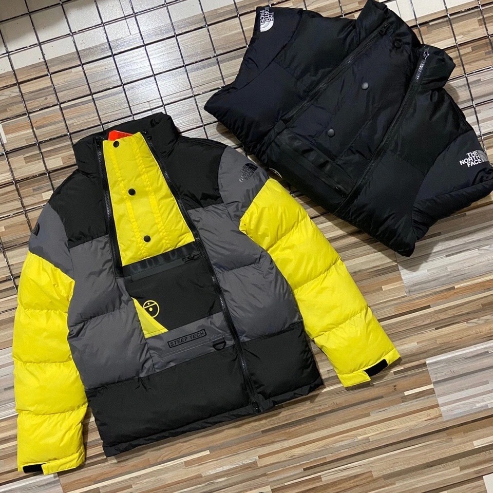 tnf北面秋冬联名款机能特色拼接登山运动情侣棉衣